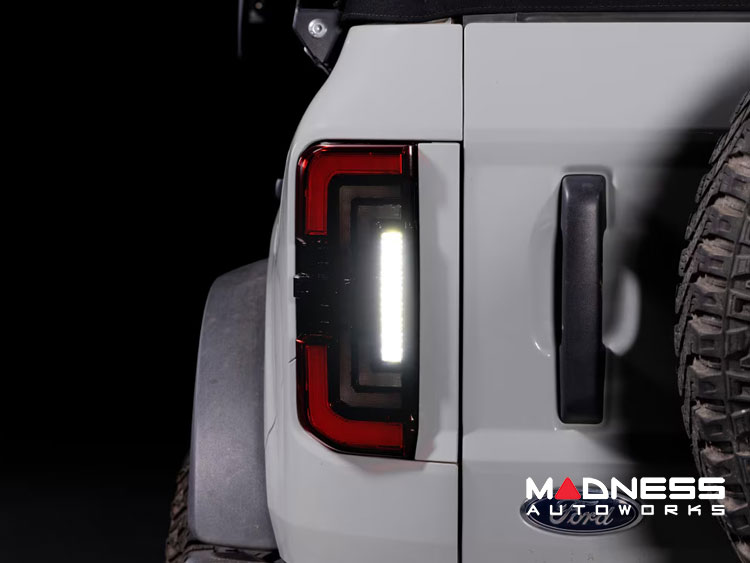 Ford Bronco Tail Lights - Low Profile - Morimoto - XB LED - Red